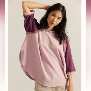 Free People We the Free Around the World Tee, NWT, M